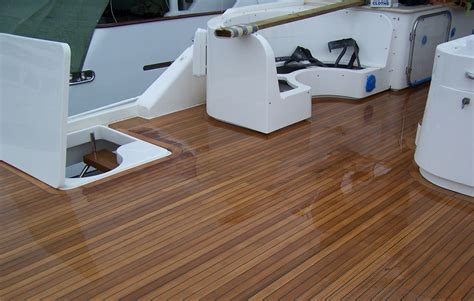 can you bevel the edges of synthetic teak boat decking | Deck, Teak ...