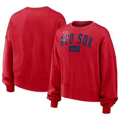 Boston Red Sox Nike MLB Crewneck Fleece - Womens | Rebel Sport