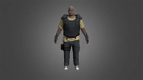 TWD T-Dog (Season 3) - Download Free 3D model by floh [23f75dd] - Sketchfab