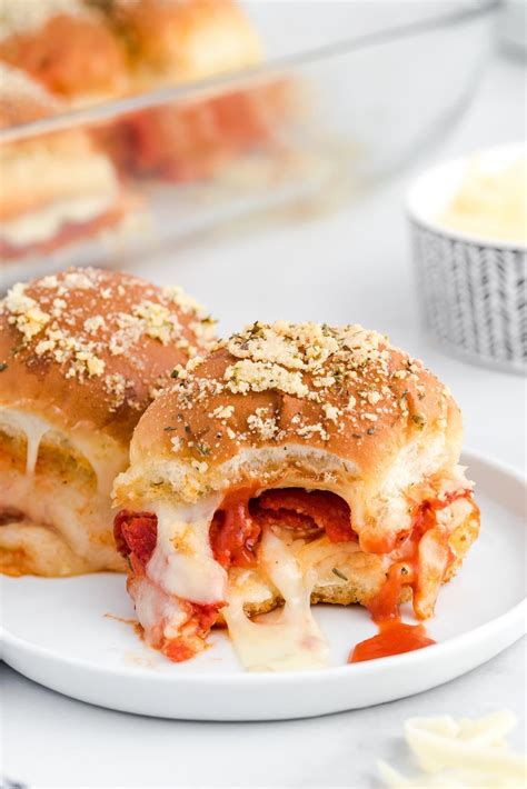 pizza sliders hero | Slider recipes, Easy slider recipes, Pizza slider