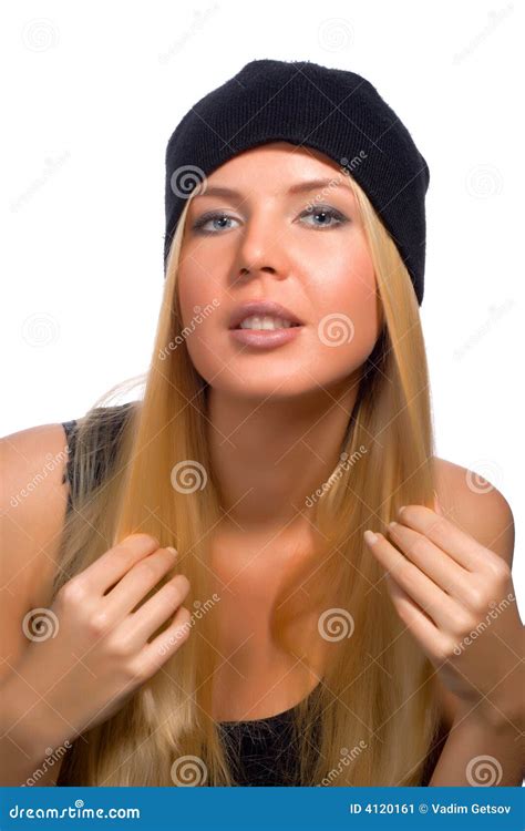 Isolated Portrait Russian Teen Stock Image - Image of style, female ...
