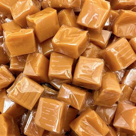 Kraft Caramels Squares Candy Cubes, Individually Wrapped, 2 Pound Bulk ...
