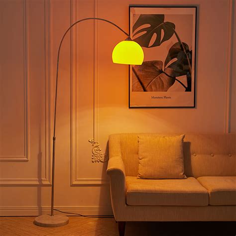 Mini Flexible Floor Lamp Domed Lampshade