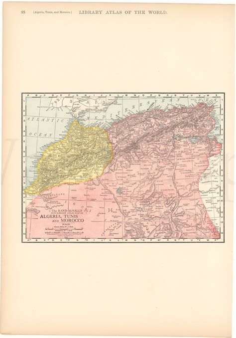 Algeria Tunisia Map