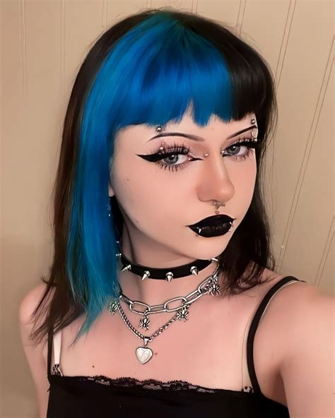 Bright Blue Hair, Bright Hair Colors, Hair Dye Colors, Hair Color And ...