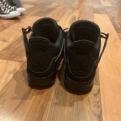 Black Cat Jordan 4s * comes with box* - DM ME FIRST... - Depop