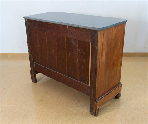 Spanish Mahogany Chest of Drawers with Five Drawers and Iron and Wooden ...