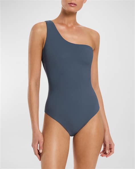 JETS Australia One-Shoulder One-Piece Swimsuit | Neiman Marcus