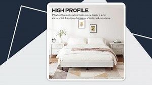 ZIYOO Box Spring Full, 7 Inch Metal Box Springs, Mattress Foundation, Easy Assembly, Heavy Duty Support for 1500lbs, No Noise