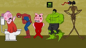 161K views · 2K reactions | Piggy, Piggy Baby vs Spider Man, Hulk, Siren Head - Roblox Piggy Animation - GV Studio #piggy #gvstudio #roblox #robloxpiggy #animation | GV Animation | Facebook