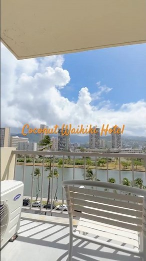 Coconut Waikiki Hotelのお部屋見せていただきました😃 #waikikihawaii #hawaiiliving #ハワイ