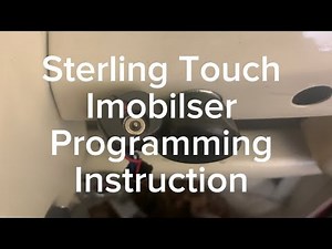 Sterling Touch Imobilser programming instructions