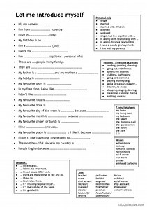 Let me introduce myself (for Adults)