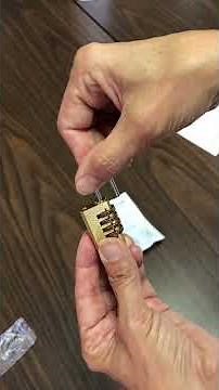 Setting 4-Digit Lock Combination