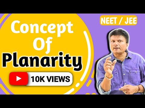 Concept Of Planarity 🔥 || Planar and Non-planar || Chemical Bonding (IIT-JEE/ NEET) ||