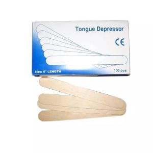 [Hot Item] Disposable Separate Packing Adult Medical Wooden Tongue Depressors