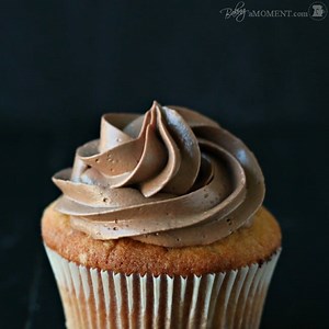 Chocolate Swiss Meringue Buttercream - Baking a Moment
