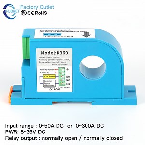 [Hot Item] D360 50A DC Current Switch Current Sensing Relay DC Current Sensing Switch 0-300A Sensor Monitoring Relay D366
