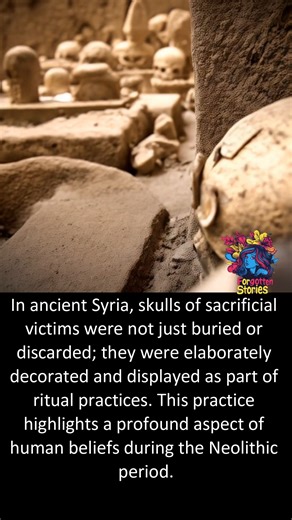 Deep in the heart of ancient Syria, particularly around times as old as 9,500 years ago, a fascinating and eerie custom prevailed. In the Neolithic settlement of Tell Aswad, archaeologists have unearthed evidence of human skulls that underwent intricate transformation post-mortem. Unlike the typical funerary rites that involve burying the dead, the inhabitants of this region adopted a unique method of honoring or perhaps invoking the spirits of the deceased. They carefully embellished the skulls