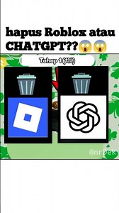 Do you guys choose to delete Roblox/chatGPT?? 😱😱🤔 #chatgpt #roblox #robloxshorts