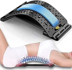 Back Cracker Back Stretcher for Lower Back Pain Relief Best Back Cracking Device Back Cracker Board 4 Levels Back Crackers Chiroboard Back Cracker Spine Cracker Back Popper for Back Pain