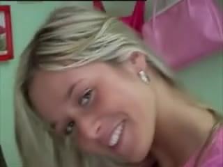 Hot Blonde Seduces Guy And Makes Him Fuck Her