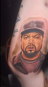 14K views · 189 reactions | Ice cube portrait tattoo ice cube practice portrait who’s next Be my next client / model Always innovate Dibaleng mabagal basta nausad #mewotv #portrait #coloredportrait #icecube | Mewo TV | Facebook