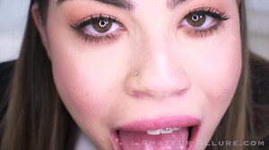 Amateur Teen Sex | Veronica Valentine - Horny Schoolgirl Rides A Dick And Swallows Two Loads