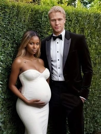 The dark-skinned model got married to a blue-eyed blonde. And now they have incredibly beautiful children who blend the best features of both parents. Now look what they look like. Photos are in the first comment below 😳 | BeHappy