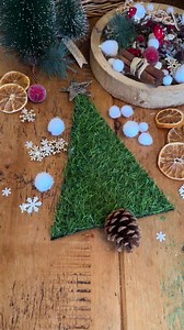 Decorate your own little trees🎄transient art with loose parts…simply cut out some tree shapes from some samples of artificial grass and let your children get creative 🌲🎄🌿 #hyggeintheearlyyears | Hygge in the Early Years