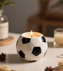 Football Candle, Scented Wax, Soccer Gift, Man Cave Decor - Etsy