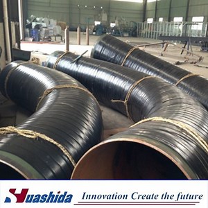 [Hot Item] Automated Hot Bend Elbow Pipe Production Line Shot Blasting and 3-Layer PE Anti-Corrosion Coating