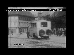 Sopron, Hungary in 1933. Archive film 98267