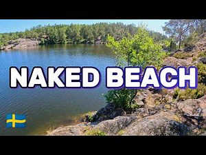 NAKED Beach on HOT July Day 🇸🇪