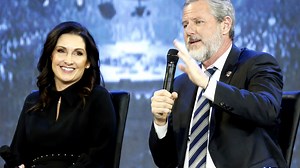 The wife of evangelical Christian leader Jerry Falwell Jr. is opening up for the first time about her relationship with a pool boy, and admits that they made sex tapes together. Falwell Jr. resigned in disgrace as president of Liberty University in 2020 following a series of embarrassing scandals including reports of an extramarital affair involving him and his wife. Now, Becki Falwell is admitting to a long sexual relationship with Giancarlo Granda starting in 2012, when he was 20 years old. | 