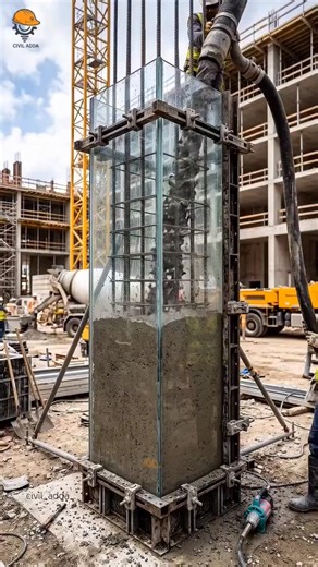 Column Casting | Importance of Vibrator in RCC Casting