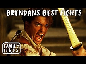 Brendan Fraser's Best Battle Scenes | The Mummy (1999) | Family Flicks