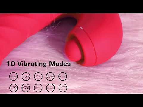 "Toendi Vibrator Thrusting Dildo – 10 Vibes, 7 Thrusts & Licking Rabbit for Women & Couples