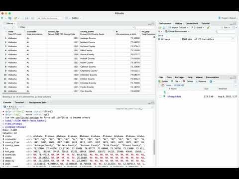 ECON 400 Introduction to RStudio