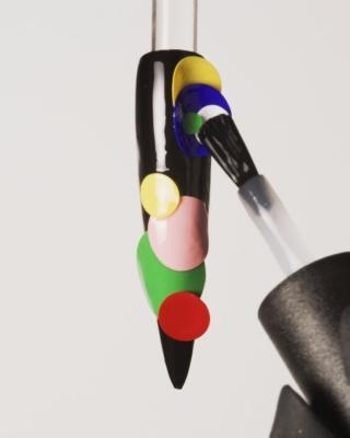 We're SAT for this 3D "Circus" nail art 🎪 tutorial! Created to make every design pop and perfect for creating 3D transfers 😍 | CND - Creative Nail Design