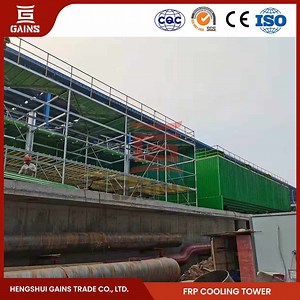 [Hot Item] Gains Adiabatic Cooling Tower Factory 50 Ton Cooling Tower China FRP Rectangular Carrier Cooling Tower