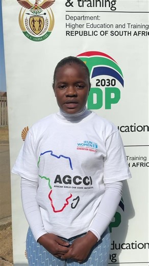 2.6K views · 28 reactions | #AGCCI coding boot camp progression at Tshwane North TVET College in Mamelodi Campus. We chat with Victoria Phago, one of the participants at the camp. #AfricanGirlCanCode #GirlsinSTEM #TNC #DHET | DHET | Facebook