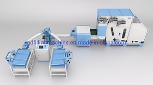 [Hot Item] Automatic Fiber Opening Fiber Ball Making Machine Pillow Production Line at EXW Price