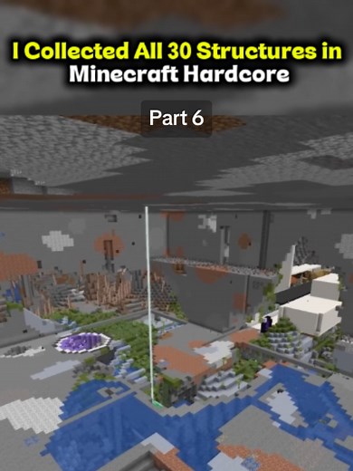 Collected All 30 Minecraft Structures: Hardcore Mansion Finale