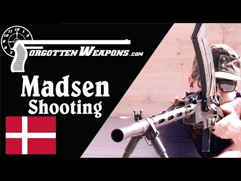 Shooting the Madsen LMG - The First True LMG