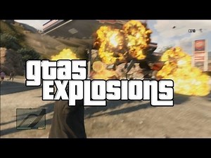 GTA 5 Gas Station Explosion in Original Quality HD