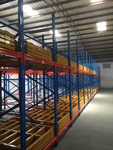 [Hot Item] Industrial Storage Steel Push Back Racking Logistic Equipment Manufacturing Warehouse Racking