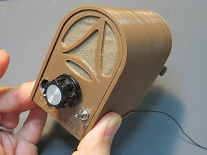 Retro vacuum tube radio is done!