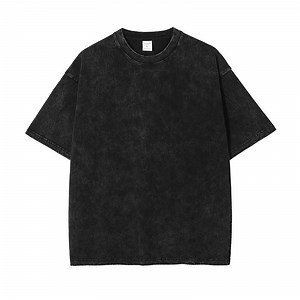 [Hot Item] Men's Clothes Oversized T Shirt 100% Cotton Street Wear Hip Hop Blank Acid Wash Custom Logo Vintage T Shirts