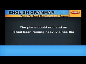 Past Perfect Continuous Tense | Learn English Grammar for kids | English Learning
